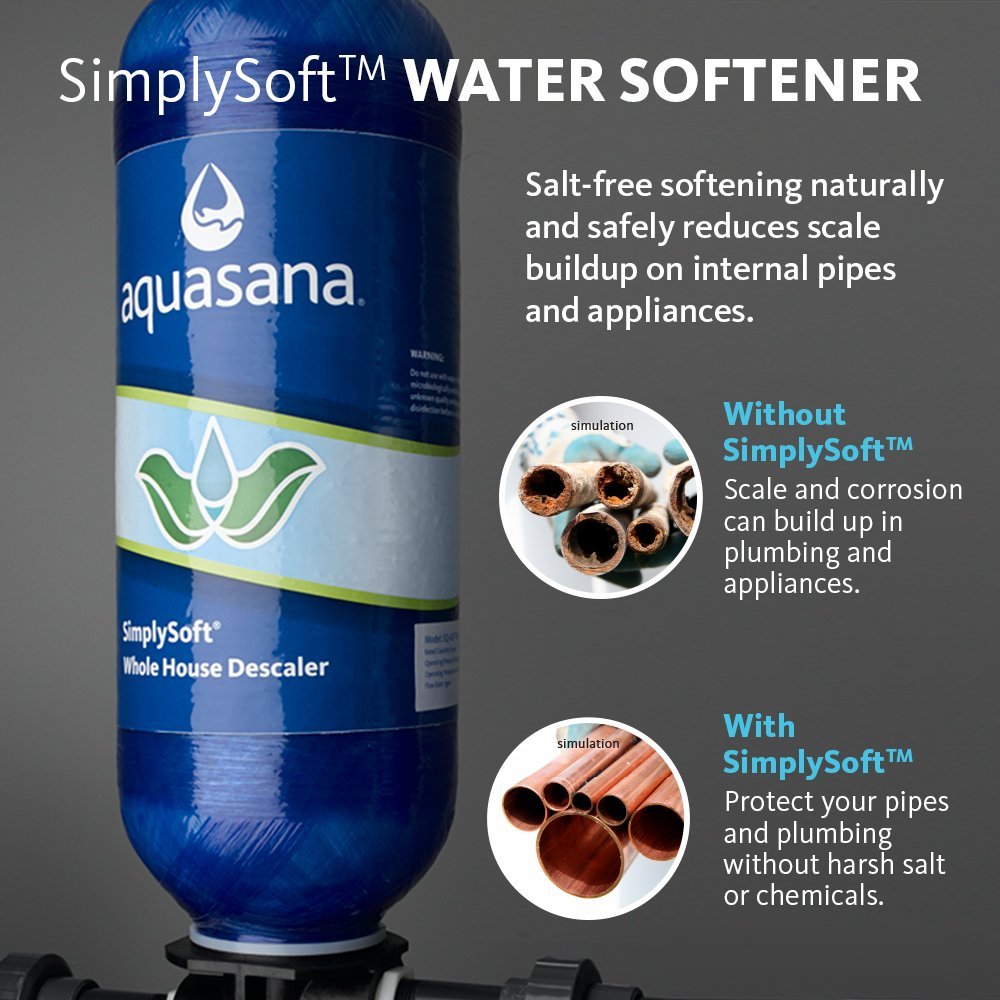 Aquasana Rhino 10-Year 1 Million Gallon Whole House Water Filter with Salt-Free Softener