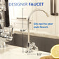 Austin Springs by Aquasana OptimH2O Reverse Osmosis Water Filter Remineralizer Brushed Nickel Faucet